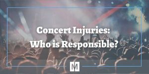 who is responsible for concert injuries