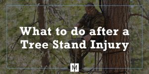 What to do after a Tree Stand Injury