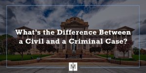 civil cases versus criminal cases