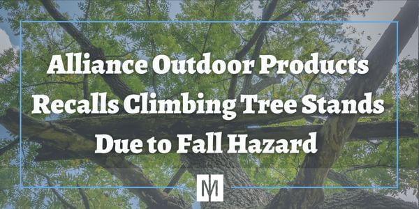 Climbing Tree Stands Recalled